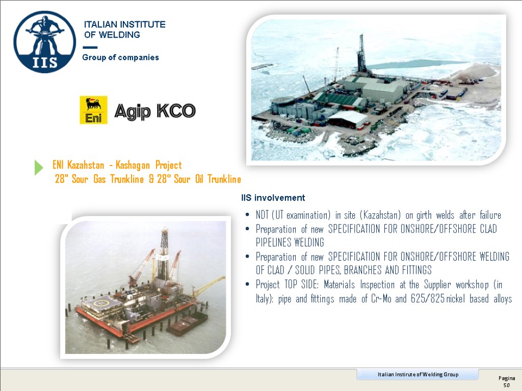 NDT (UT examination) in site (Kazahstan) on girth welds after failure Preparation of new